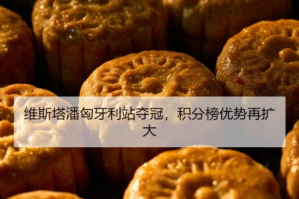 维斯塔潘匈牙利站夺冠，积分榜优势再扩大